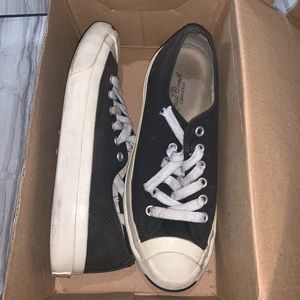 Black Converse Jack Percels